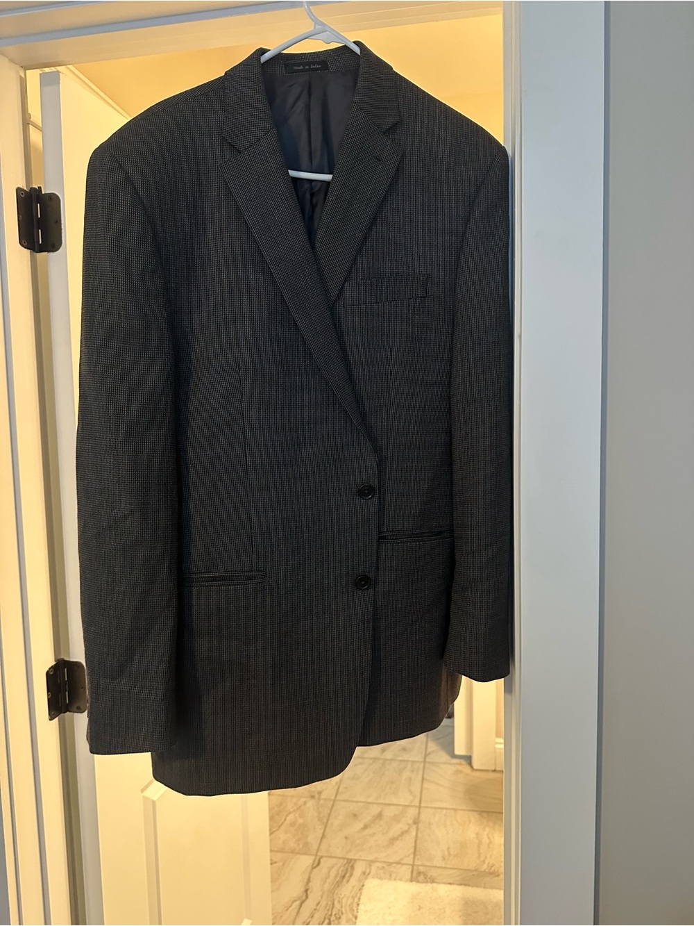 Ralph Lauren Dark Charcoal Textured Sport Coat